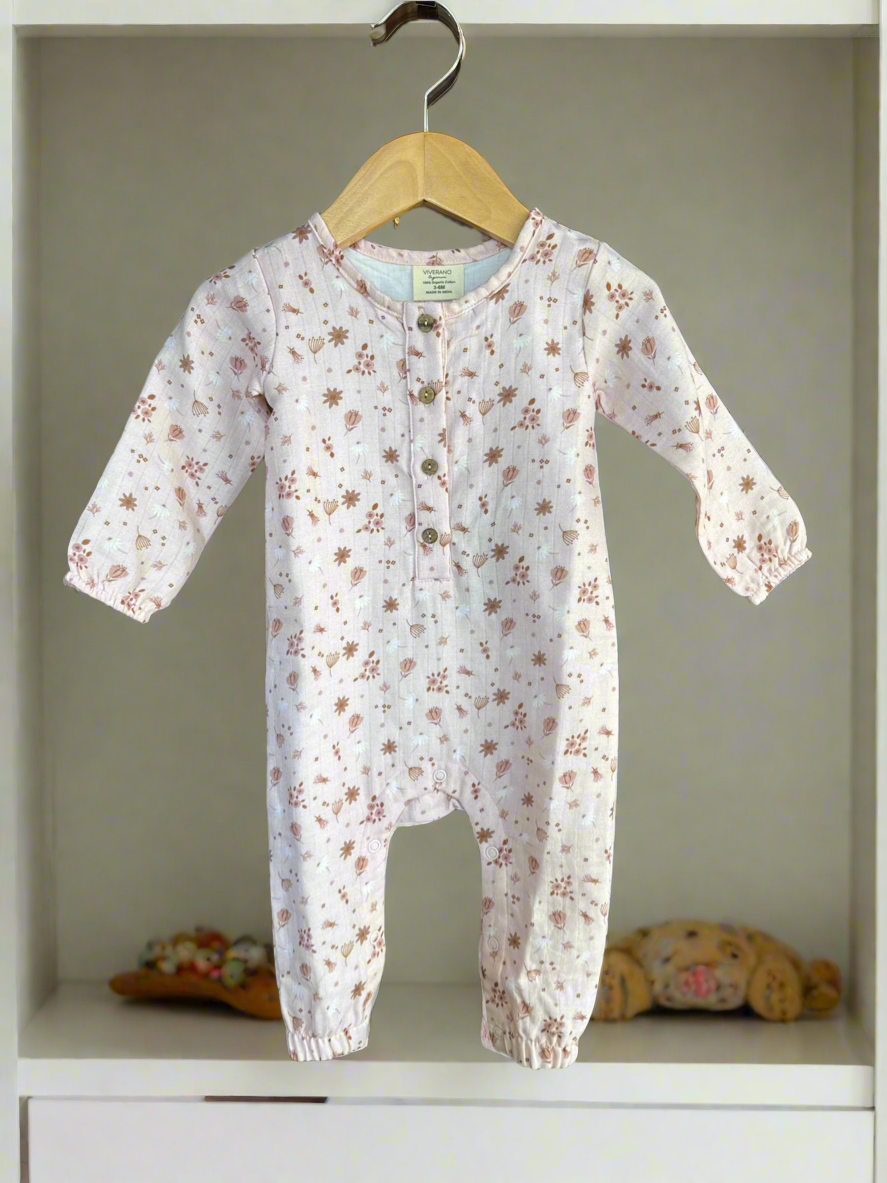 Blossom Button Onesie