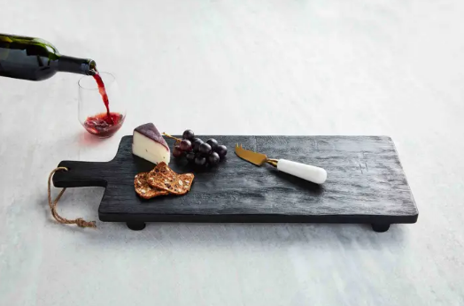 Black Footed Board Set