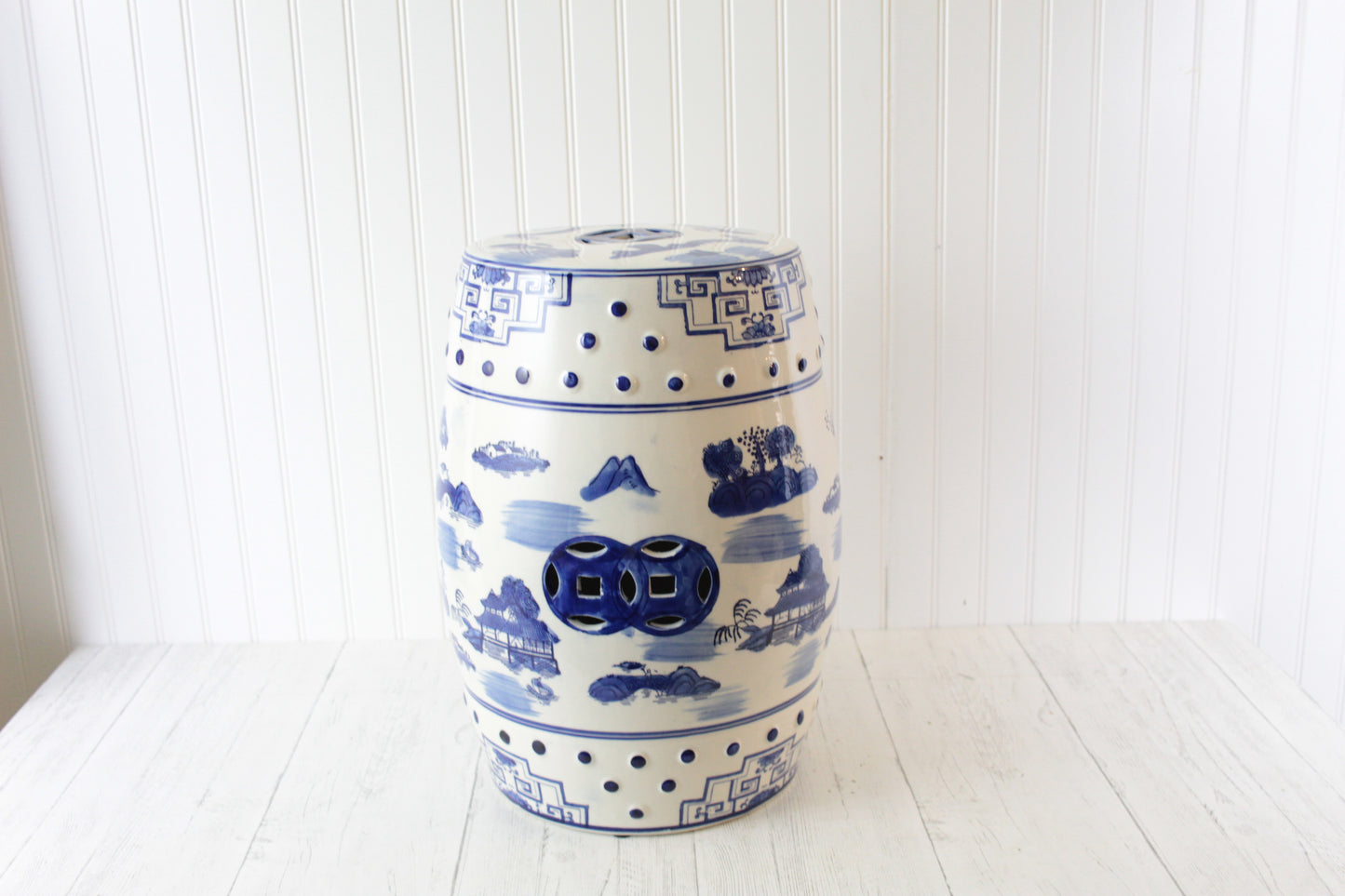 Chinoserie Garden Stool