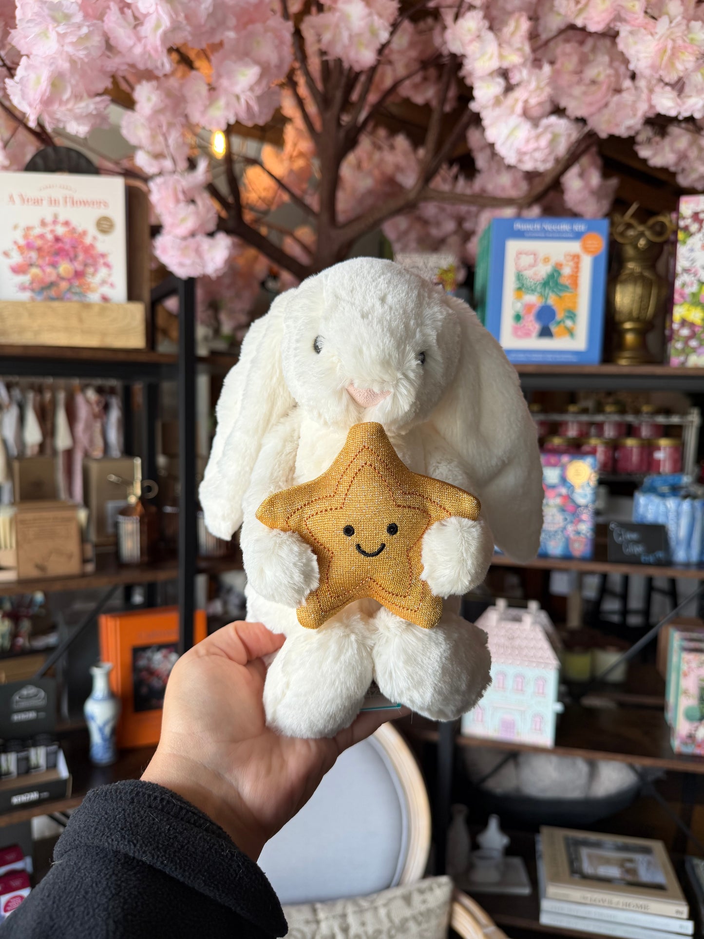 Cream Bunny with Star