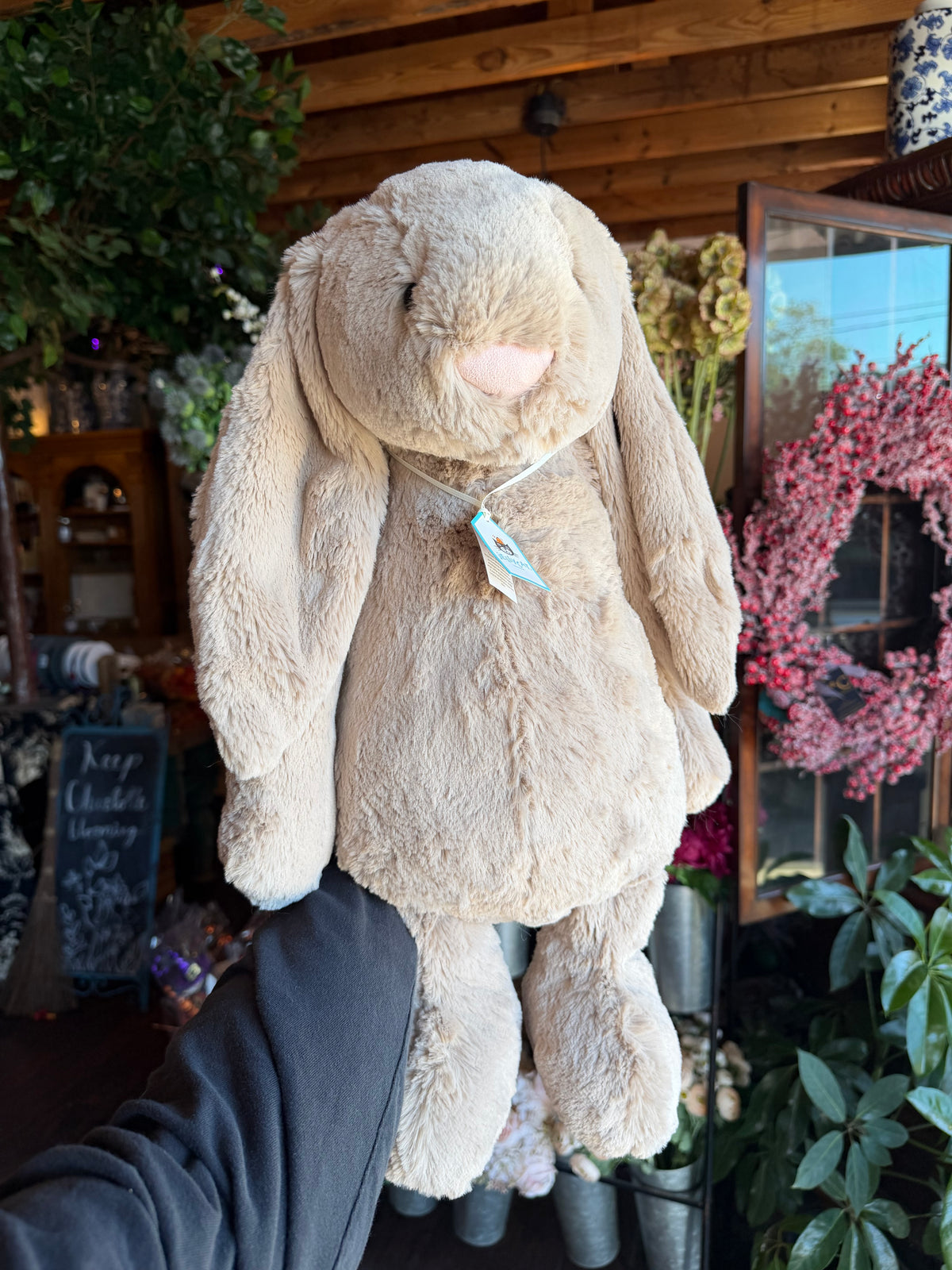 Bashful Beige Bunny Huge