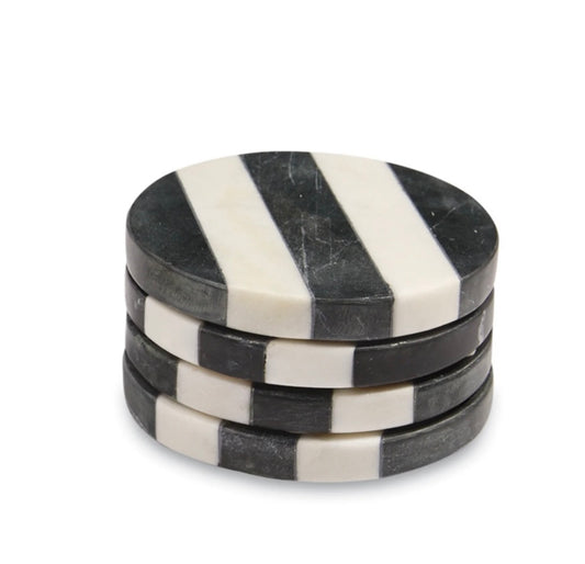 Striped Marble Coasters