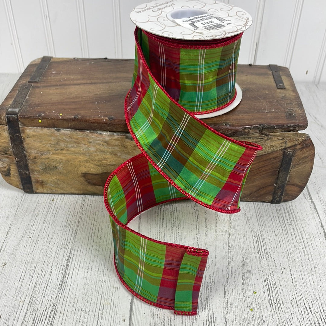 Happiest Christmas Plaid Ribbon