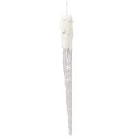 Snow Topped Acrylic Icicle Ornament