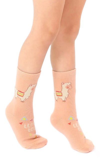 Kids Llama Socks